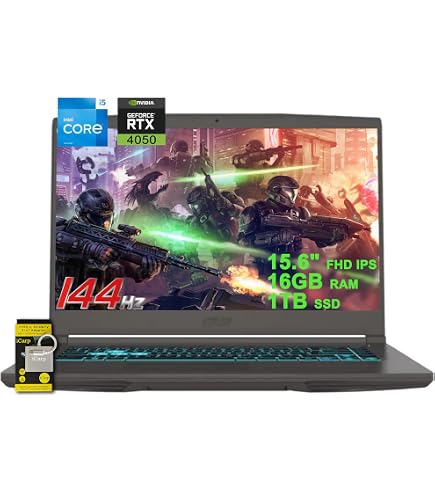 Amazon.com: msi Thin 15 Gaming Laptop 15.6